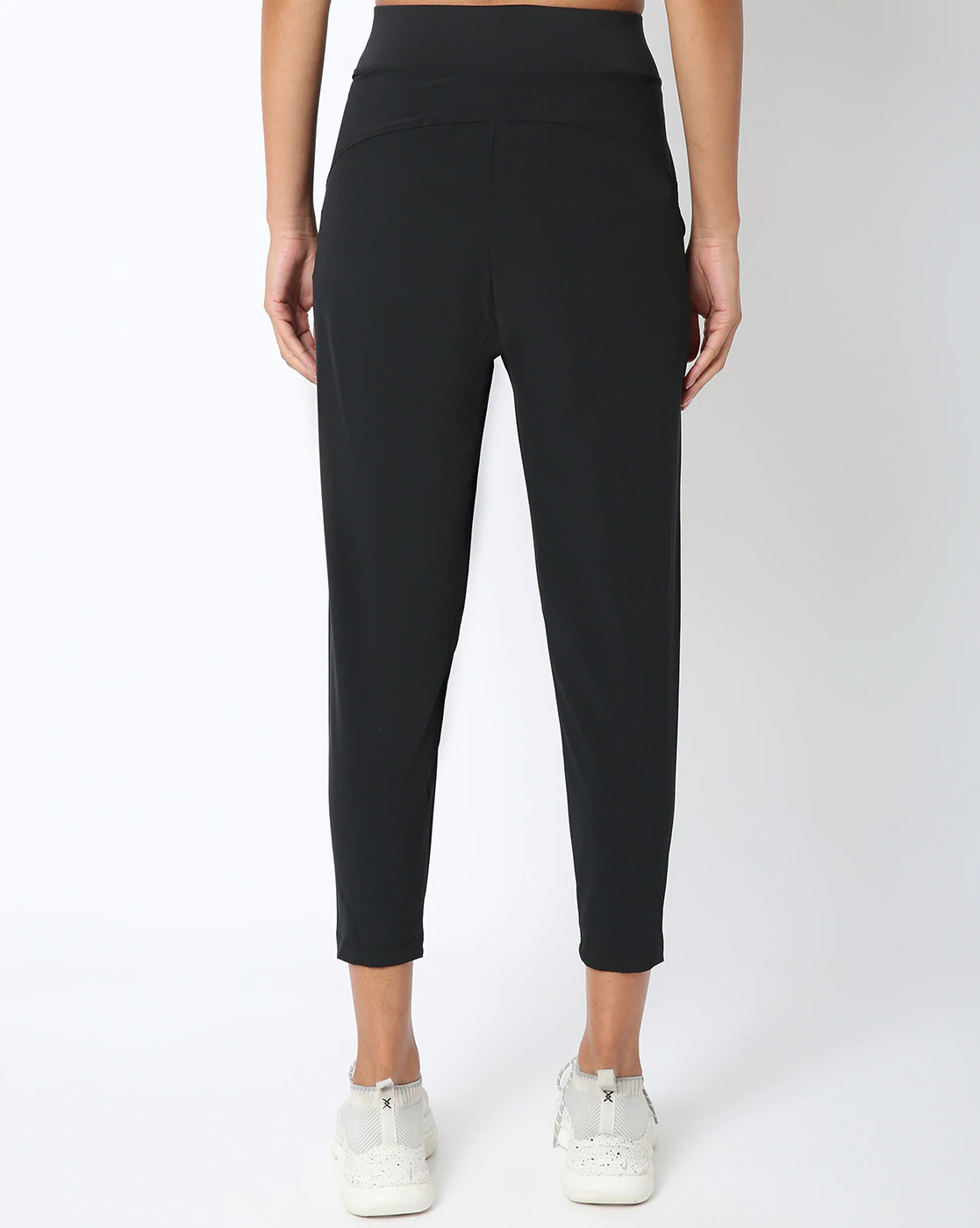 High-Rise-Ankle-Length-Track-Pants