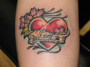 Love heart Tattoo