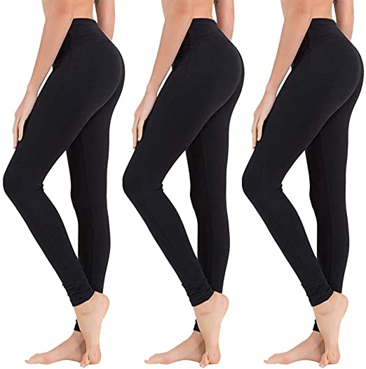 Soft Athletic tummy control yoga pants for cycling & workout