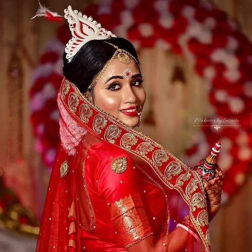 Bengali bridal look makeup