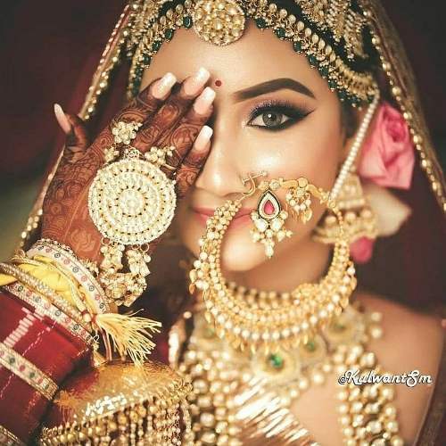 traditional bridal look makeup