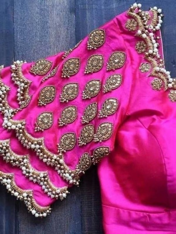 Aari Work Wedding Blouse Designs