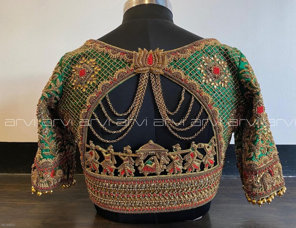 Bridal Blouse Designs For Silk Sarees