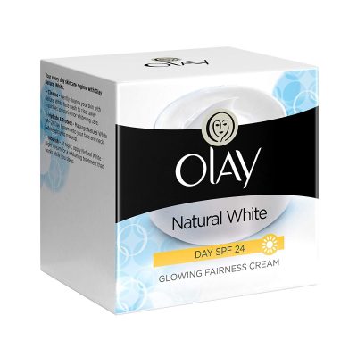 olay natural white cream